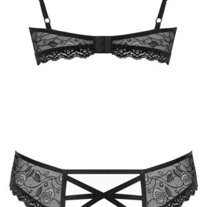 SET - Reggiseno, reggicalze e perizoma taglia S/M - immagine 4