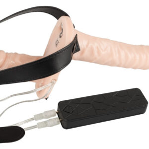 IMBRACATURA CON 2 VIBRATORI INDOSSABILI "STRAP-ON DUO" - immagine 5