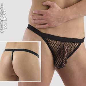 PERIZOMA UOMO A RETE TRASPARENTE - immagine 8