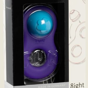 ANELLO FALLICO FUN FACTORY "8IGHT" VIOLA/TURCHESE - immagine 5