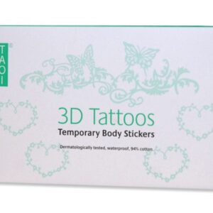 TATUAGGIO 3D TEMPORANEO "BRACCIALE E CUORI" - immagine 1