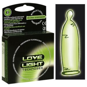PROFILATTICI FLUORESCENTI "LOVE LIGHT" - 3 PEZZI - immagine 1
