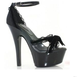 SCARPA CON INSERTI IN PIZZO E TACCHI A SPILLO “FREYA BOMB” - immagine 7