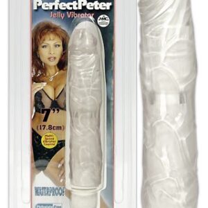 VIBRATORE JELLY "PERFECT PETER" - 19 CM - immagine 1