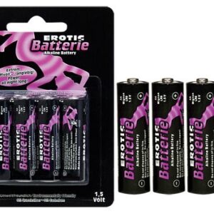 BLISTER 4 BATTERIE EROTIC STILO "AA" - immagine 1