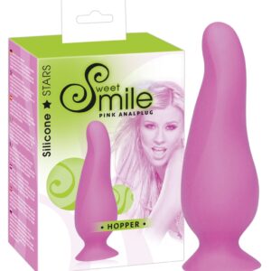 FALLO ANALE ANATOMICO SWEET SMILE "HOPPER" ROSA - 10 CM - immagine 1