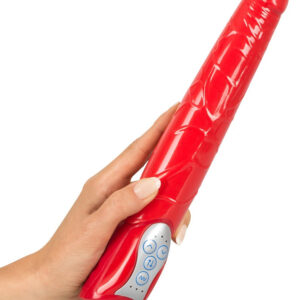 VIBRATORE REALISTICO CON SPINTA "PUSH IT" ROSSO - immagine 1