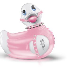 PAPERELLA VIBRANTE I RUB MY DUCKIE "BONDAGE FASHION" BIANCO/ROSA - immagine 1