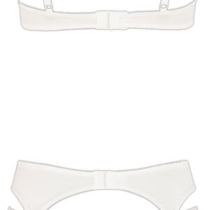 COMPLETO INTIMO BIANCO 3 PEZZI CON REGGICALZE - immagine 14