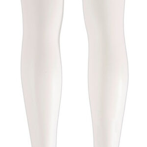 CALZE AUTOREGGENTI BIANCHE CON BALZA IN PIZZO - immagine 8