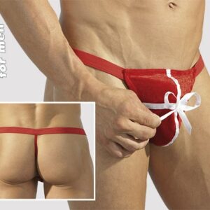 PERIZOMA NATALIZIO UOMO "PACCO REGALO" - TAGLIA UNICA - immagine 1