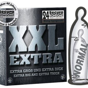 PROFILATTICI EXTRA LARGE E SPESSI SECURA "XXL EXTRA" - 24 PEZZI - immagine 1