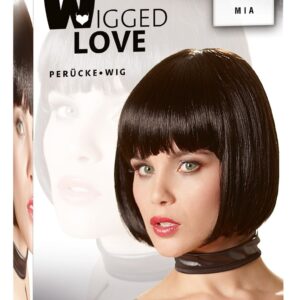 PARRUCCA CASTANO SCURO TAGLIO A CASCHETTO "MIA" - immagine 1