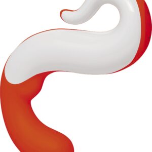 VIBRATORE FUN FACTORY "DELIGHT" CLICK 'N' CHARGE BIANCO/ARANCIONE - immagine 4