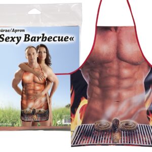 GREMBIULE SEXY PER UOMO "BARBECUE" - immagine 1