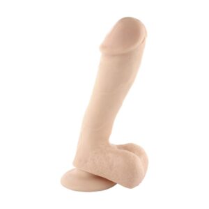 FALLO REALISTICO CON TESTICOLI E BASE VENTOSA BASIX - 19 CM - immagine 1