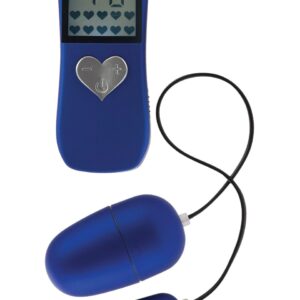 DOPPIO OVULO VIBRANTE CON TELECOMANDO LCD "BODY&SOUL II" BLU - immagine 1