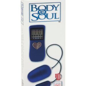 DOPPIO OVULO VIBRANTE CON TELECOMANDO LCD "BODY&SOUL II" BLU - immagine 3