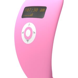 STIMOLATORE CLITORIDE VIBRANTE CON SVEGLIA "WAKE ME UP" ROSA - immagine 1