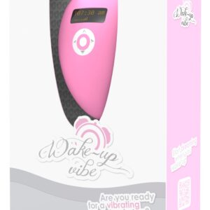 STIMOLATORE CLITORIDE VIBRANTE CON SVEGLIA "WAKE ME UP" ROSA - immagine 3