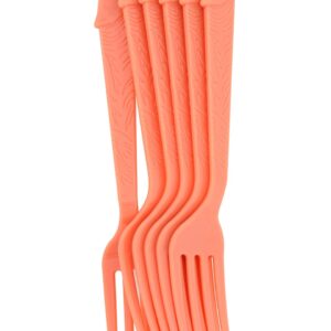 SET 6 FORCHETTE  IN SILICONE CON MANICO A FORMA DI PENE - immagine 1