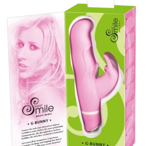 VIBRATORE CON STIMOLATORE CLITORIDE "G-BUNNY" - immagine 4