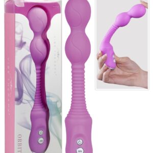 VIBRATORE A SFERE CON DOPPIO MOTORE "ORBITO" ROSA - immagine 1