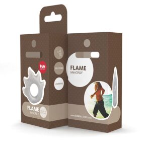 ANELLO FALLICO FUN FACTORY "FLAME" SILVER - immagine 3