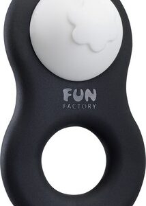 ANELLO FALLICO FUN FACTORY "8IGHT" NERO/BIANCO - immagine 3
