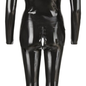 CATSUIT TUTA IN LATTICE CON CERNIERE "RUBBER" - immagine 7