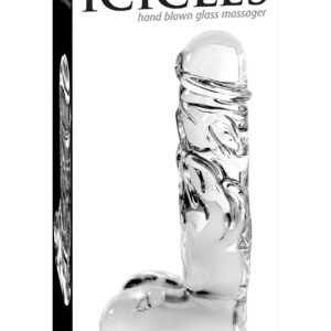 FALLO REALISTICO IN VETRO PIPEDREAM "ICICLES NO. 40" - immagine 3