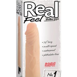 VIBRATORE REALISTICO "REAL FEEL LIFELIKE 1" CARNE - 20 CM - immagine 3