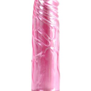 VIBRATORE REALISTICO PIPEDREAM "JELLY GEMS NO. 2" ROSA - 16.5 CM - immagine 1