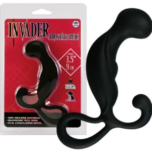 DILDO STIMOLATORE PROSTATA CON RILIEVI "INVADER" - immagine 1