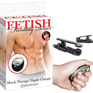 PINZE PER STIMOLAZIONE ELETTRICA CAPEZZOLI FETISH FANTASY - immagine 1