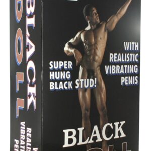 BAMBOLO GONFIABILE CON FALLO VIBRANTE "BLACK DOLL" - immagine 1