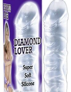FALLO DILDO "DIAMOND LOVER" TRASPARENTE - immagine 1