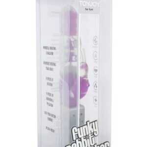 VIBRATORE RABBIT "FUNKY VIOLET" - immagine 3