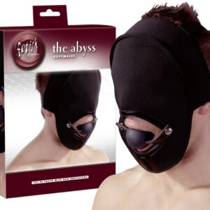 MASCHERA CON BALL GAG "ABISSO" - TAGLIA UNICA - immagine 1