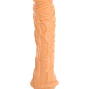 VIBRATORE REALISTICO "VINYL P-SHAPE" CARNE - 22 CM - immagine 1