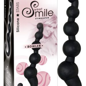CATENA ANALE CON 5 SFERE IN SILICONE "BOWLER" - immagine 1