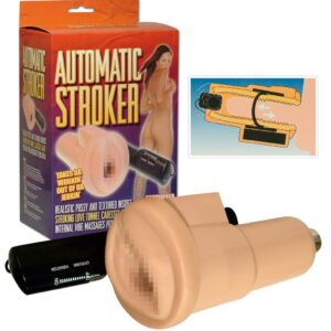 VAGINA MASTURBATORE VIBRANTE "AUTOMATIC STROKER" - immagine 1