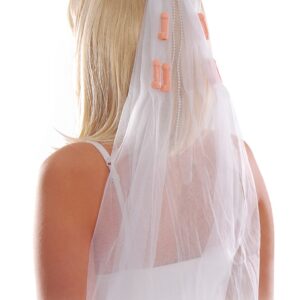 VELO DA SPOSA CON PENI - immagine 1