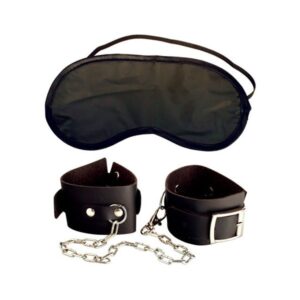 KIT BDSM COSTRITTIVO POLSIERE CAVIGLIERE E MASCHERA - immagine 3