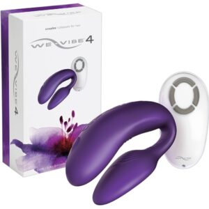 STIMOLATORE PER COPPIA CON TELECOMANDO WE VIBE 4 VIOLA - immagine 1