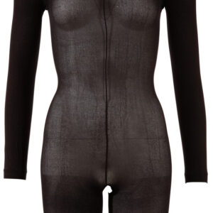 BODYSTOCKING IN TESSUTO TRASPARENTE CON COLLETTO IN PIZZO - immagine 6