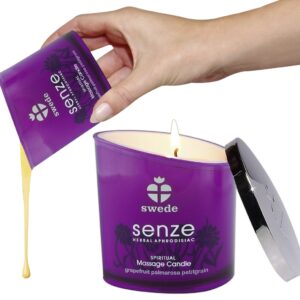 CANDELA DA MASSAGGIO ALLA LAVANDA "SENZE" - immagine 1
