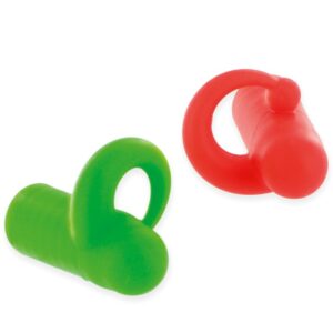 SET 2 STIMOLATORI DA DITO VIBRANTI IN SILICONE - immagine 1
