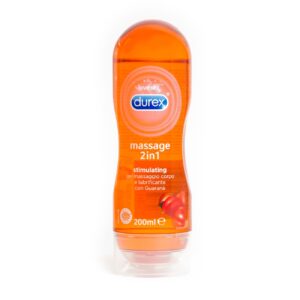 GEL MASSAGGIO CORPO E LUBRIFICANTE  GUARANA' DUREX PLAY 2 IN 1 - immagine 1