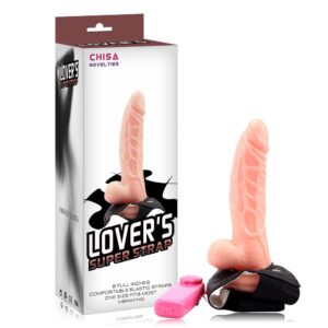 VIBRATORE INDOSSABILE STRAP-ON "LOVER'S SUPER STRAP" - immagine 3